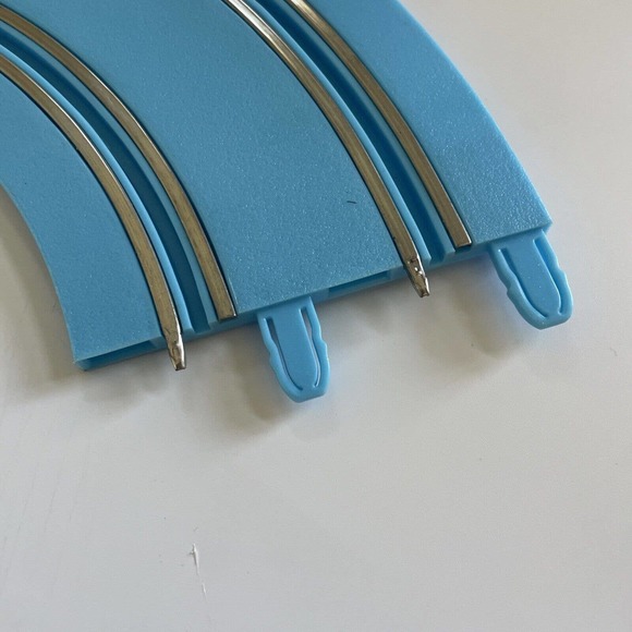 CARRERA TRACK Slot‎ Car Mario Brothers Blue Curves Straight UNTESTED Replacement - Picture 5 of 11
